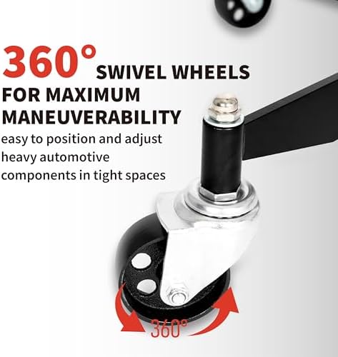 High-Lift Telescoping Transmission Jack, 0.75 Ton 1660 lb view 3