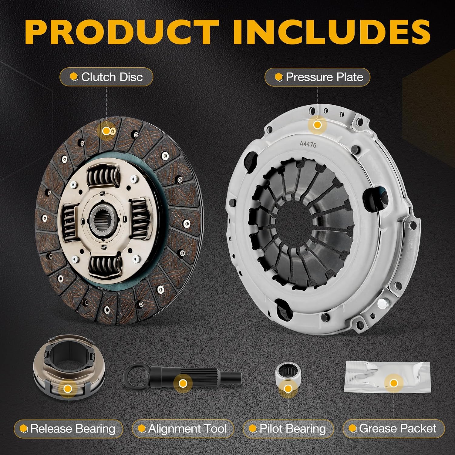 Mazda 3 Clutch Kit 10-066 for 2.0L and 2.3L Manual view 2