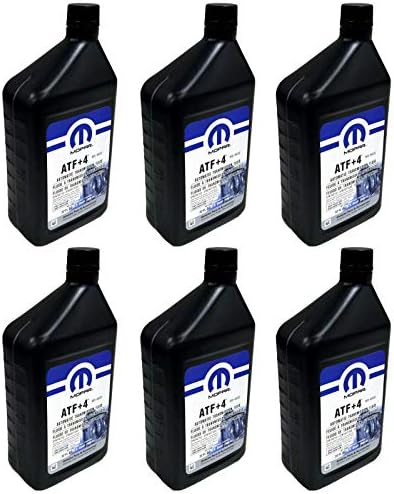 Mopar 68218057AB Genuine ATF+4 Automatic Transmission Fluid, 6-Quart Case view 2