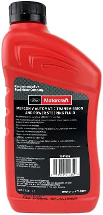 Motorcraft Mercon V ATF - Case of 12 Quarts (XT5QMC) view 3