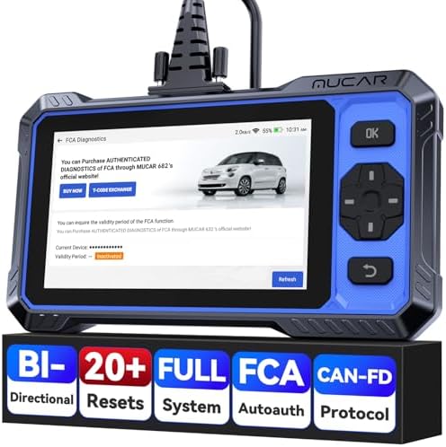 MUCAR 682 Bidirectional OBD2 Scanner - Full System view 2