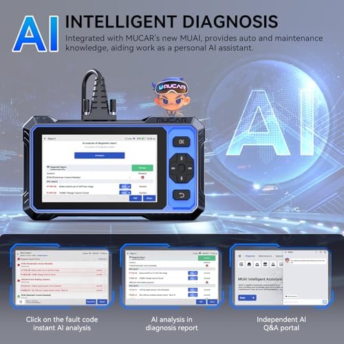MUCAR 682 Bidirectional OBD2 Scanner - Full System view 3