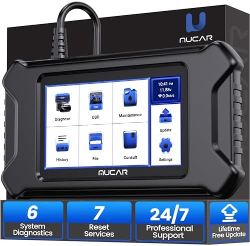 MUCAR CS6 OBD2 Scanner - Transmission, ABS, SRS, 6-System