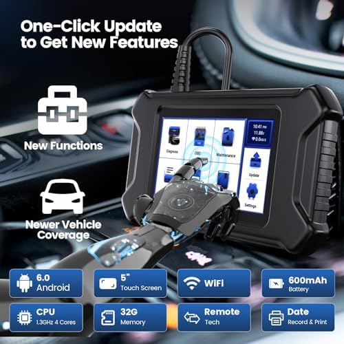 MUCAR CS6 OBD2 Scanner - Transmission, ABS, SRS, 6-System view 3