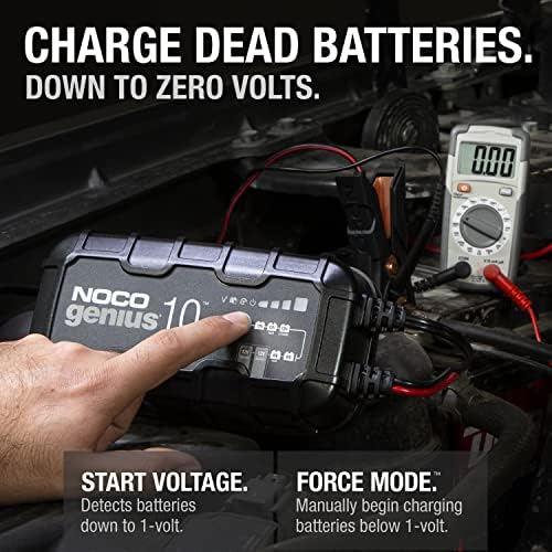 NOCO GENIUS10 10A 6V/12V Smart Battery Charger and Maintainer view 3