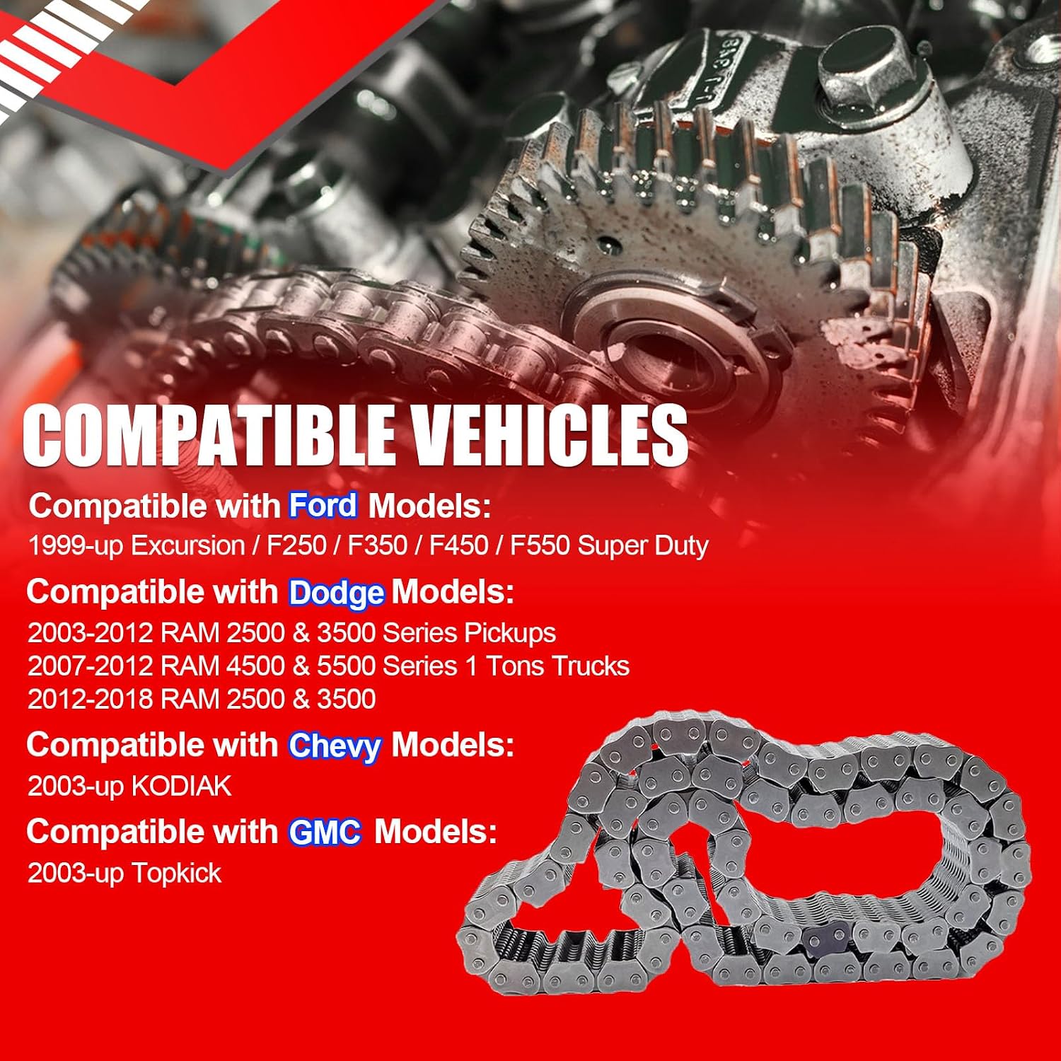 NP273 Transfer Case Drive Chain HV-064 Ford Super Duty view 2