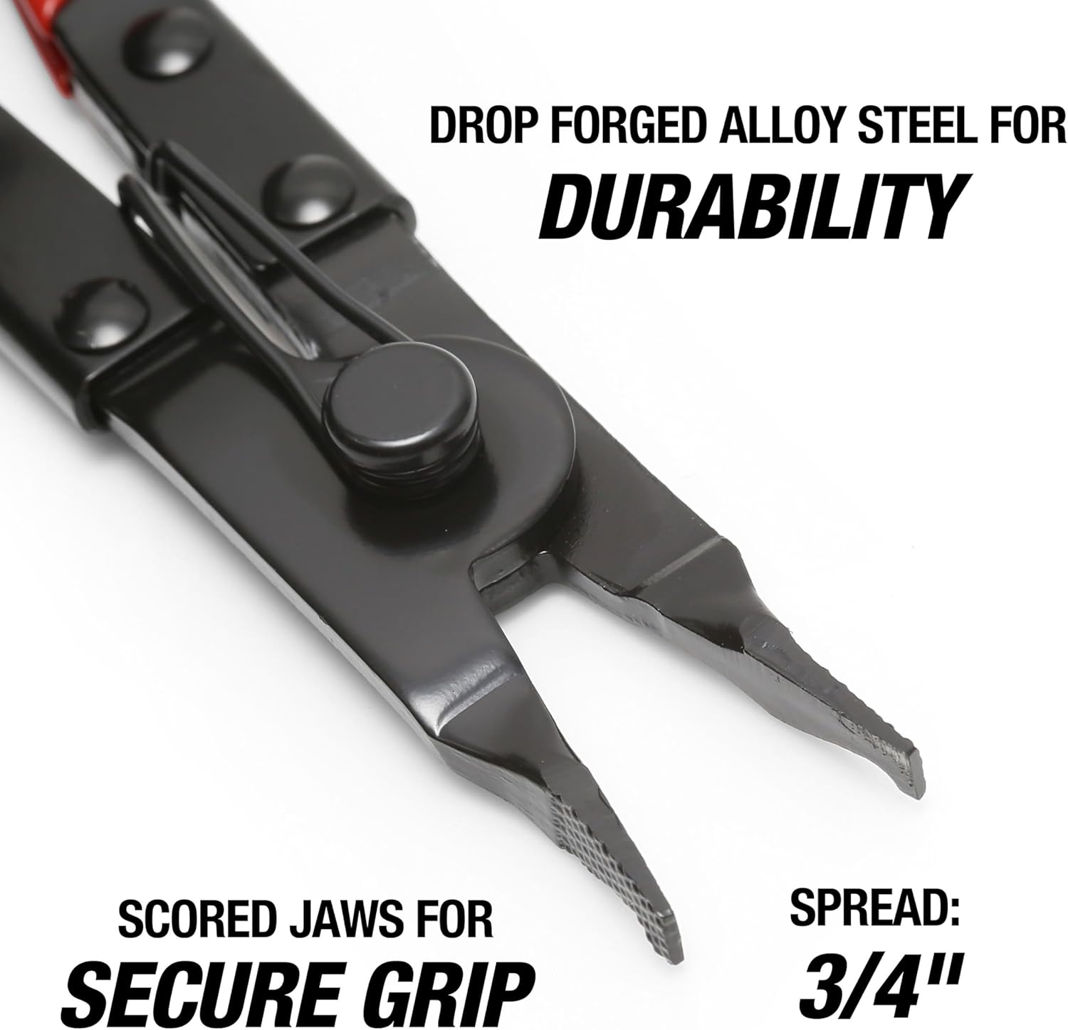 OEMTOOLS 25354 Angle Tip Lock Ring Pliers, 8-1/4 in view 2