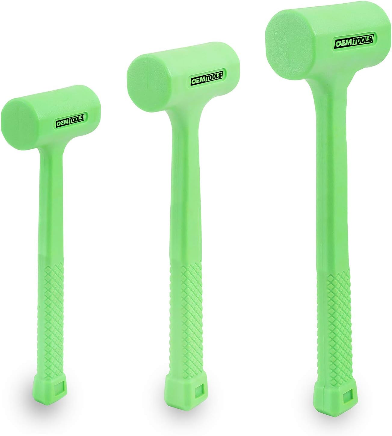 OEMTOOLS 25517 3-Piece Dead Blow Hammer Set (1/2, 1, 2 lb) view 3