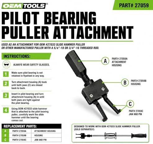 OEMTOOLS 27059 Pilot Bearing Puller Attachment for Slide Hammer view 2