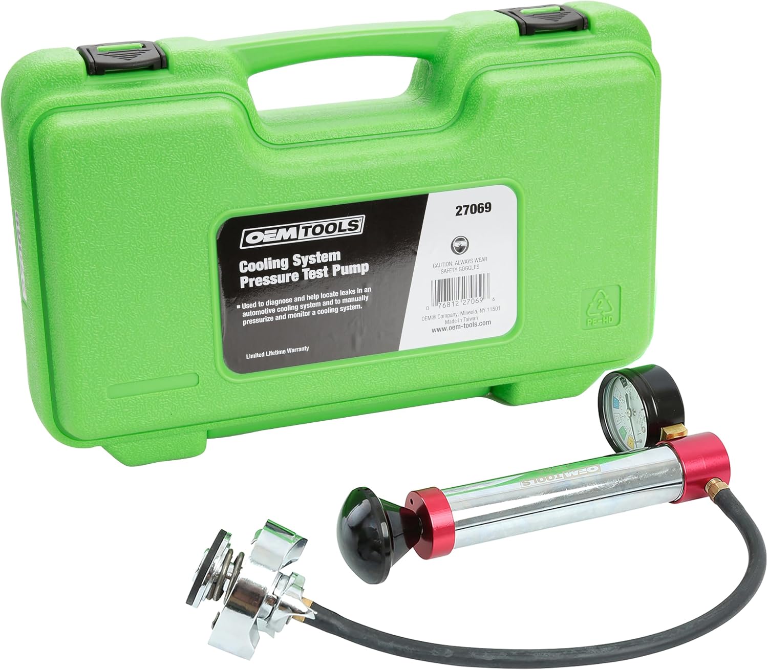 Cooling System Pressure Test Pump 4-30 PSI with Case