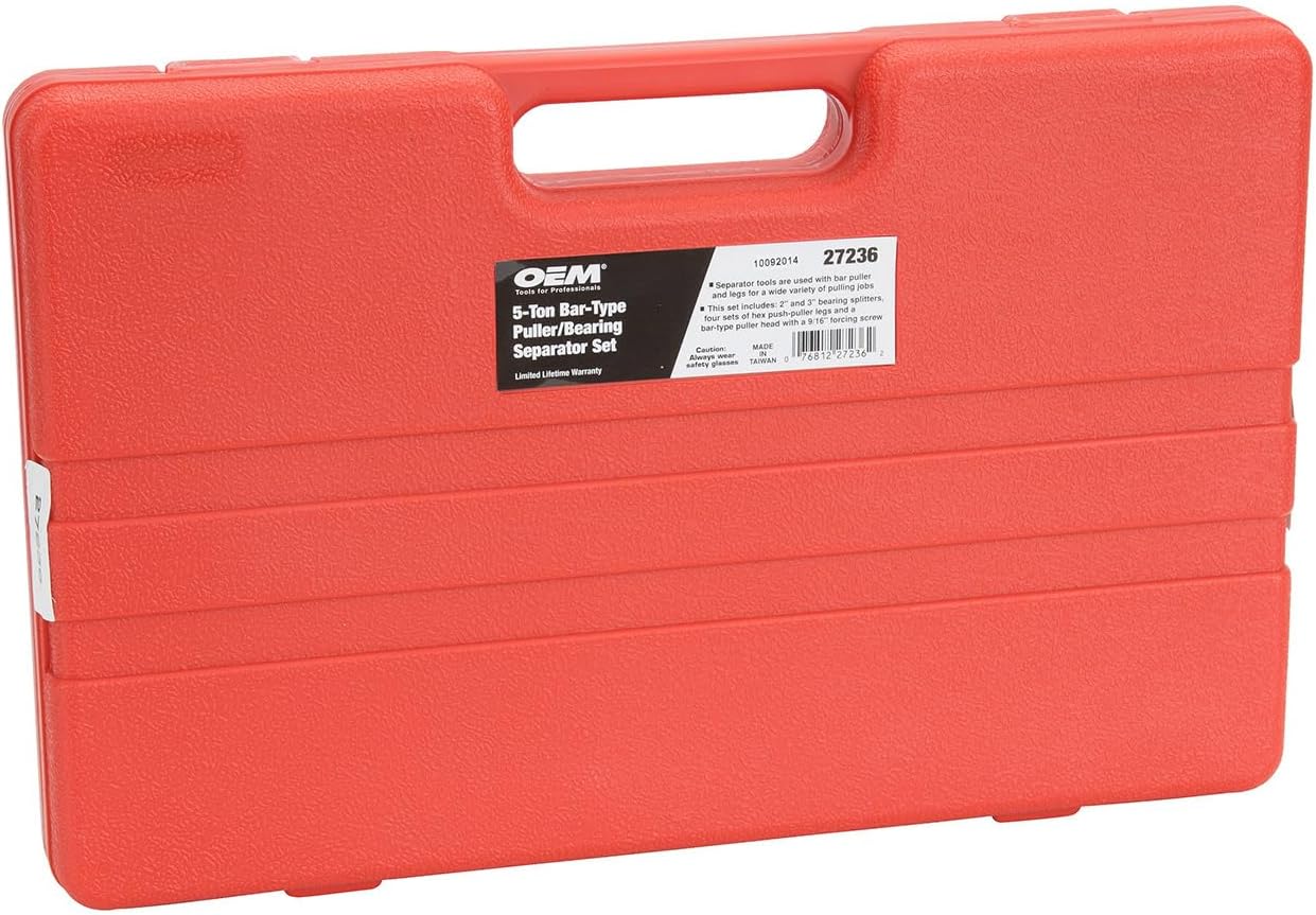OEMTOOLS 27236 5-Ton Bar-Type Bearing Puller & Splitter Set view 3