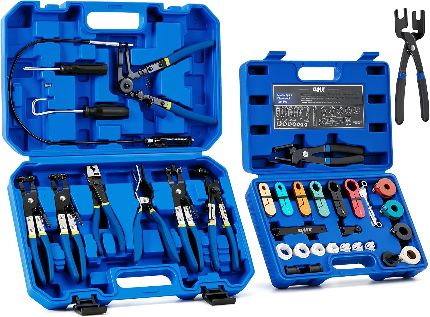35pc Transmission & Fuel Line Disconnect + Hose Clamp Set