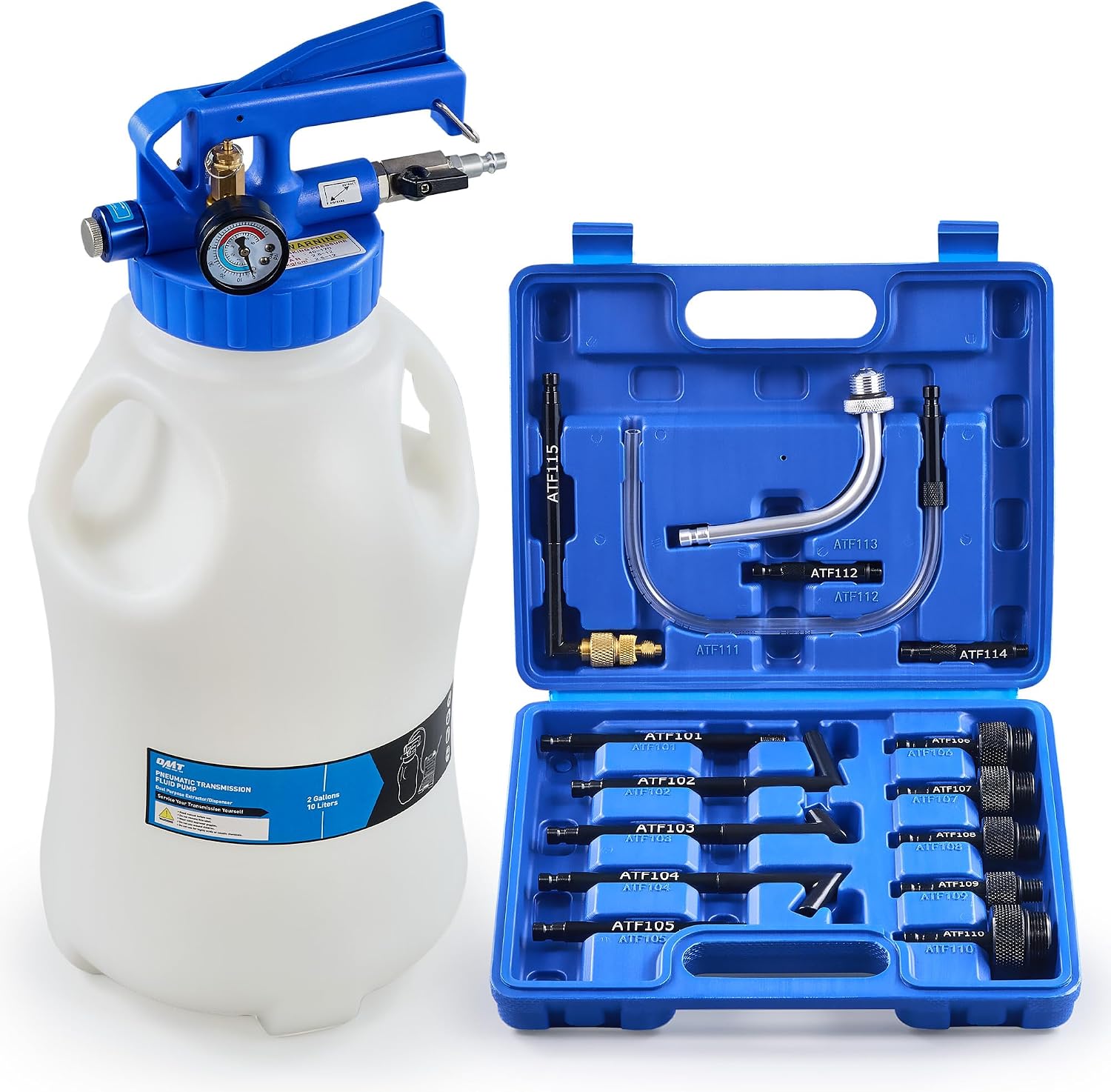 10L Pneumatic Transmission Fluid Evacuator & Filler Kit