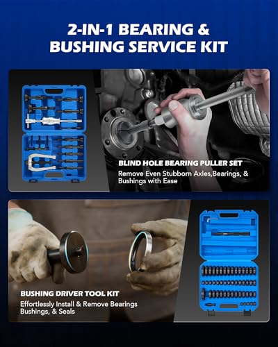2-in-1 Blind Hole Bearing Puller & Bushing Driver Kit view 2