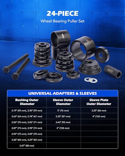 Orion Motor Tech 24-Piece Front Wheel Bearing Press Kit view 2