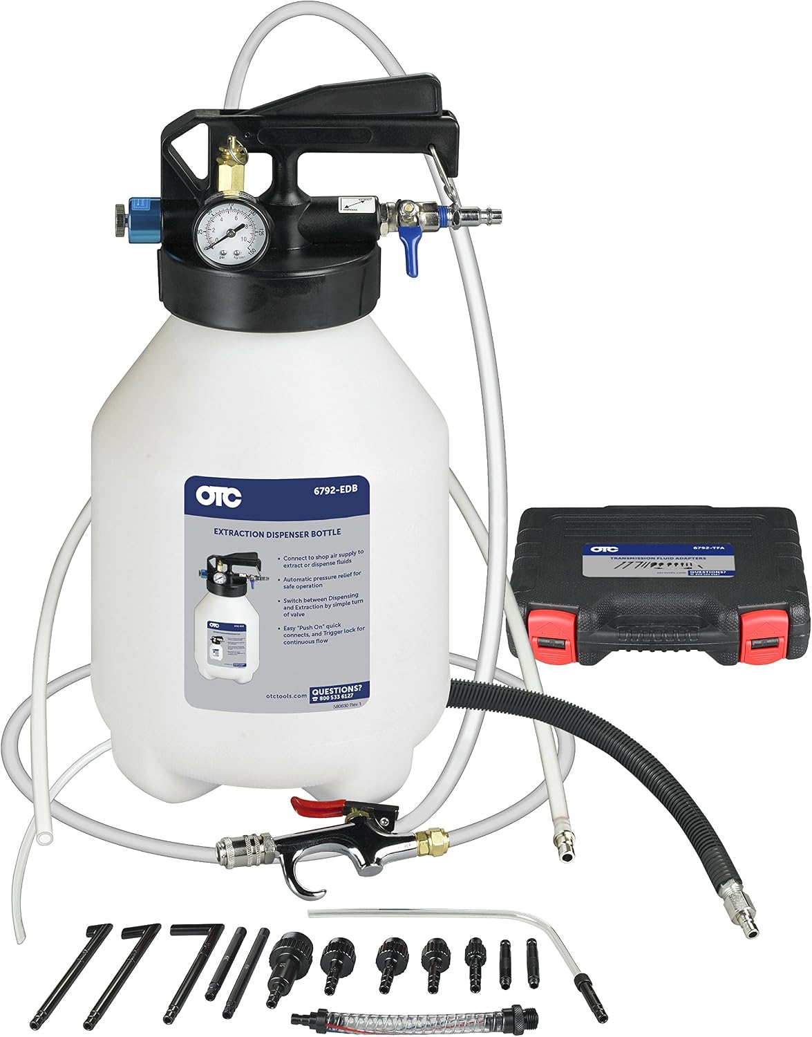 OTC 6792 Transmission Fluid Fill and Extract Kit 6L
