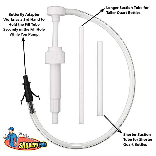 8cc Quart-Bottle Fluid Transfer Pump with 3rd Hand Adapter for Gear Oil, Transmission and Differential Fluid view 2