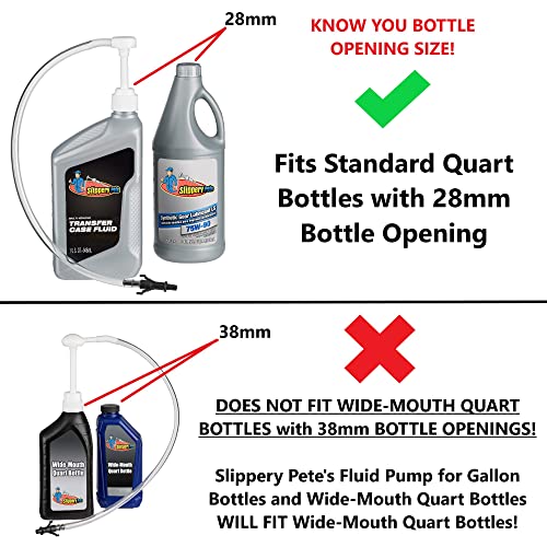 8cc Quart-Bottle Fluid Transfer Pump with 3rd Hand Adapter for Gear Oil, Transmission and Differential Fluid view 3