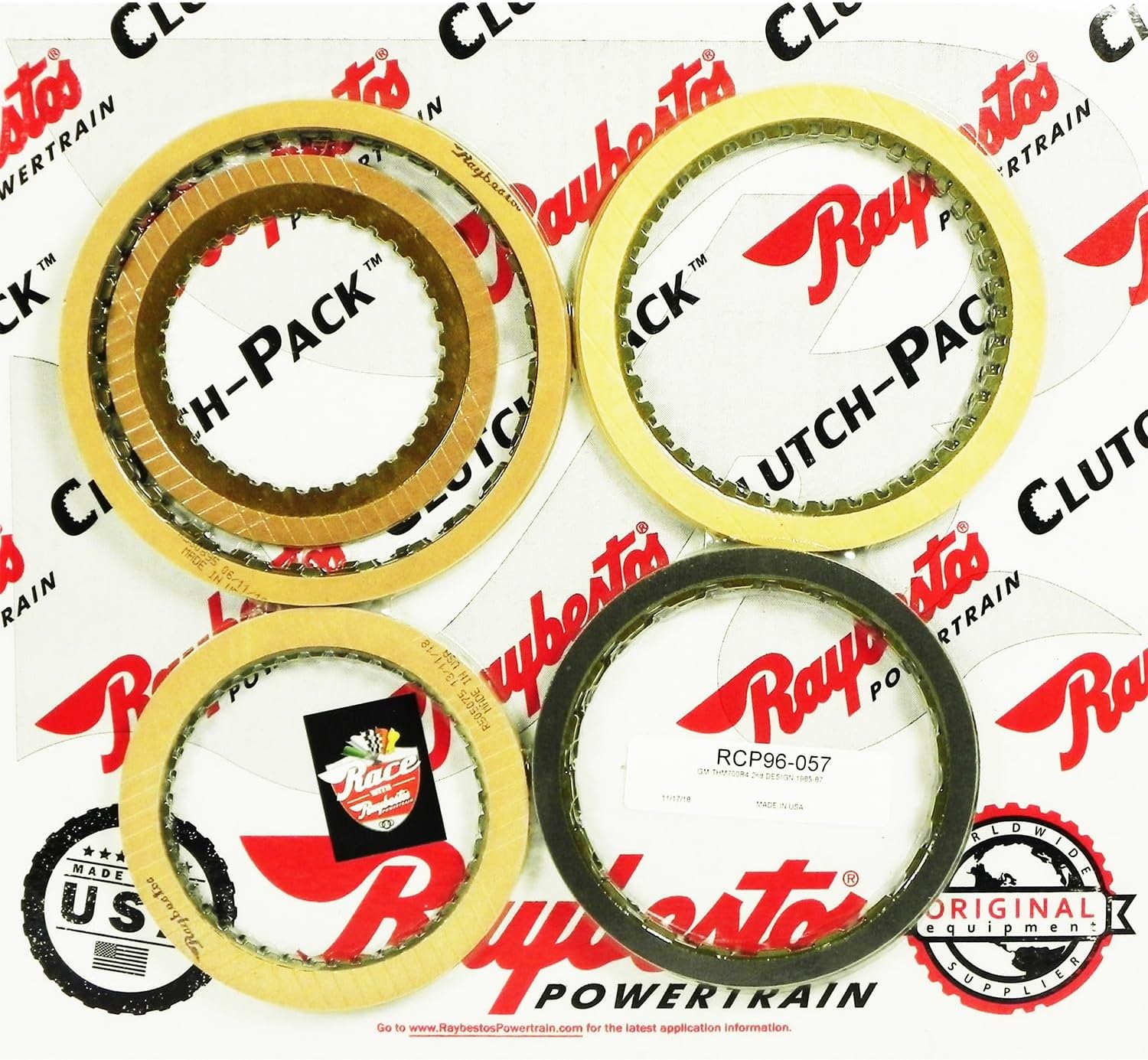 TH700-R4/4L60 Friction Clutch Pack, Raybestos RCP96-057