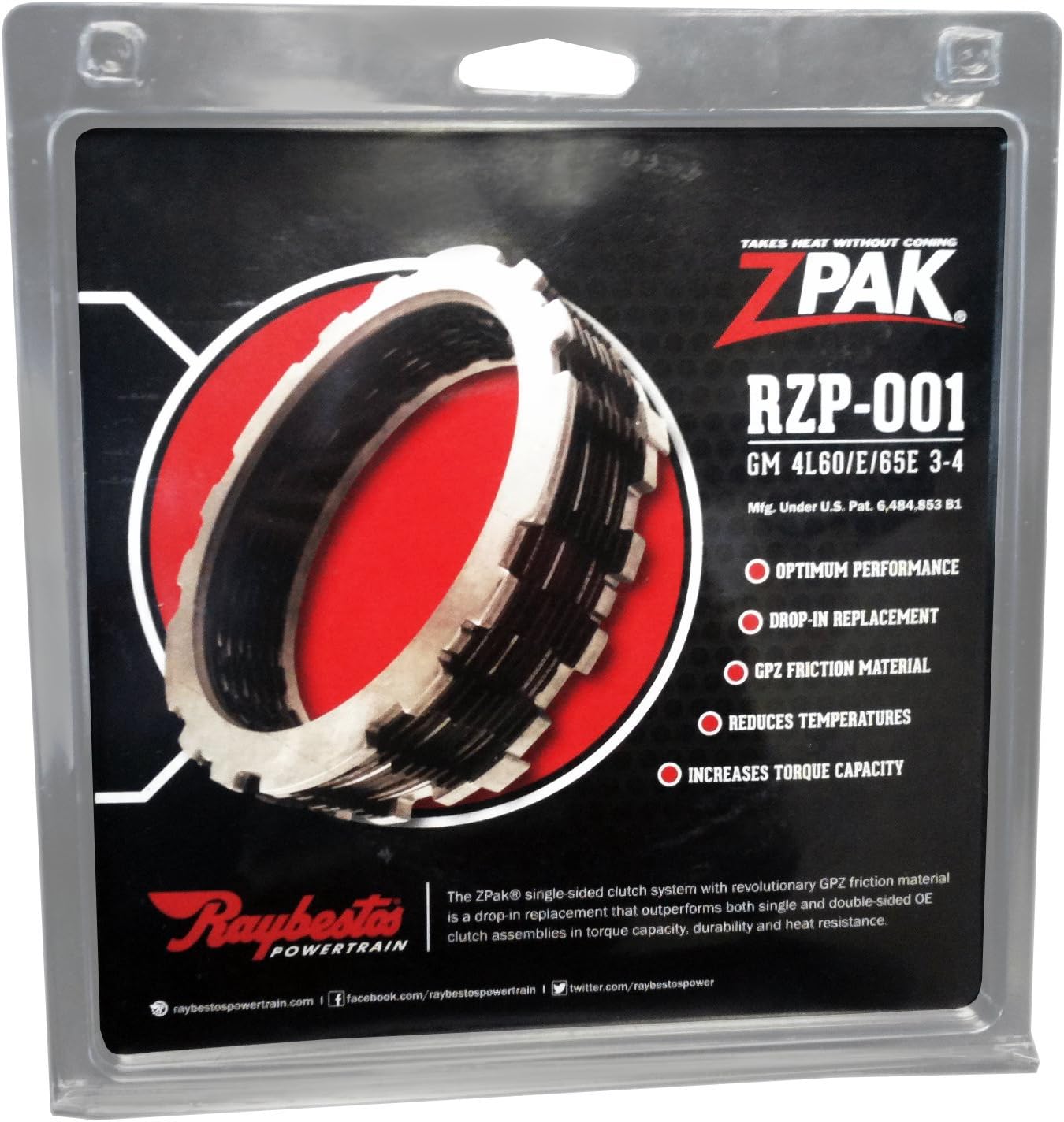 4L60E 3-4 Z-PAK Clutch Pack, Single-Sided RZP-001