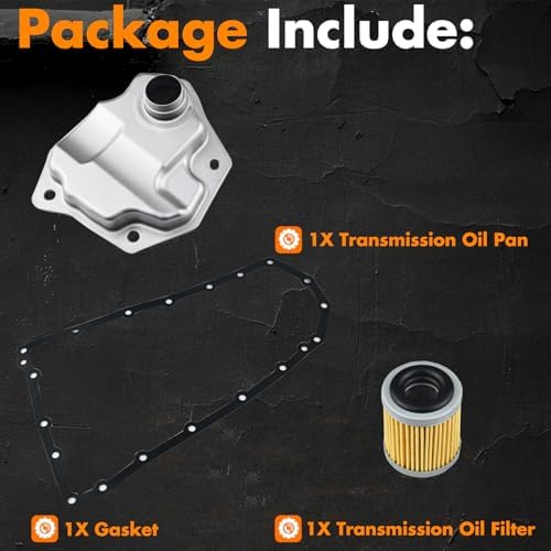 RE0F10A JF011E CVT Transmission Filter, Oil Pan & Gasket Kit view 2