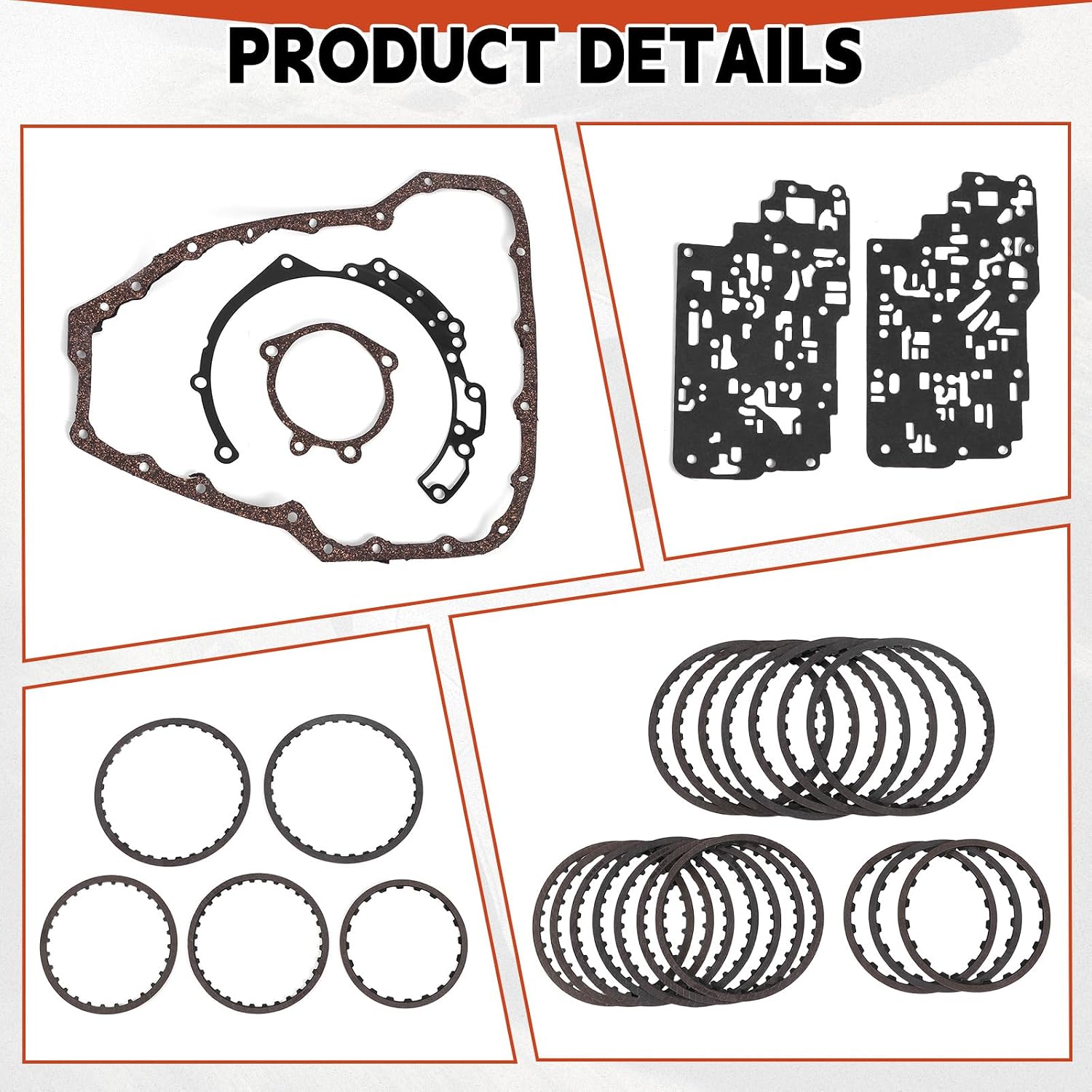 RE4F04B Master Rebuild Kit Nissan Altima Maxima 3.5L view 2