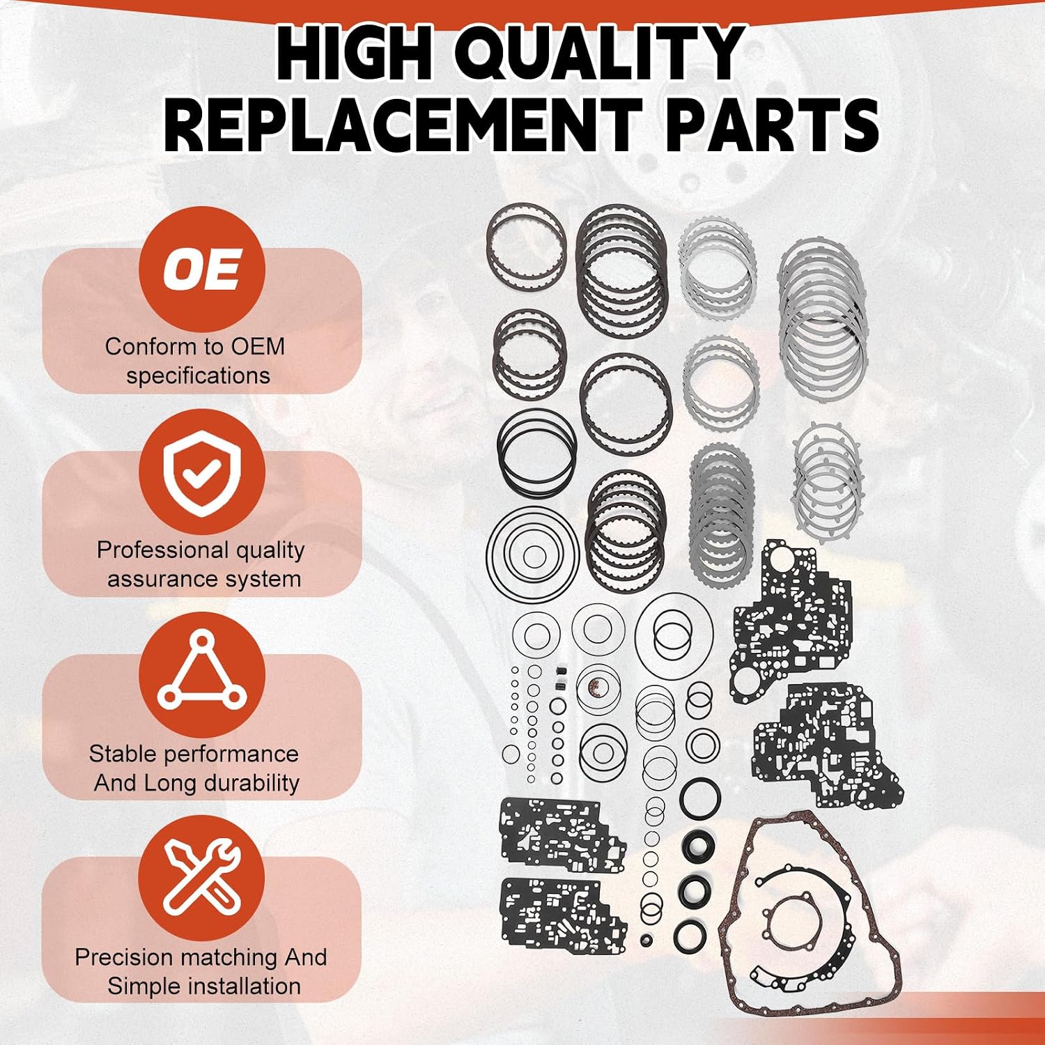 RE4F04B Master Rebuild Kit Nissan Altima Maxima 3.5L view 3