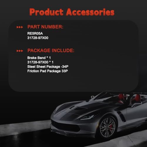 RE5R05A Transmission Master Rebuild Kit for Nissan 4.0L view 3