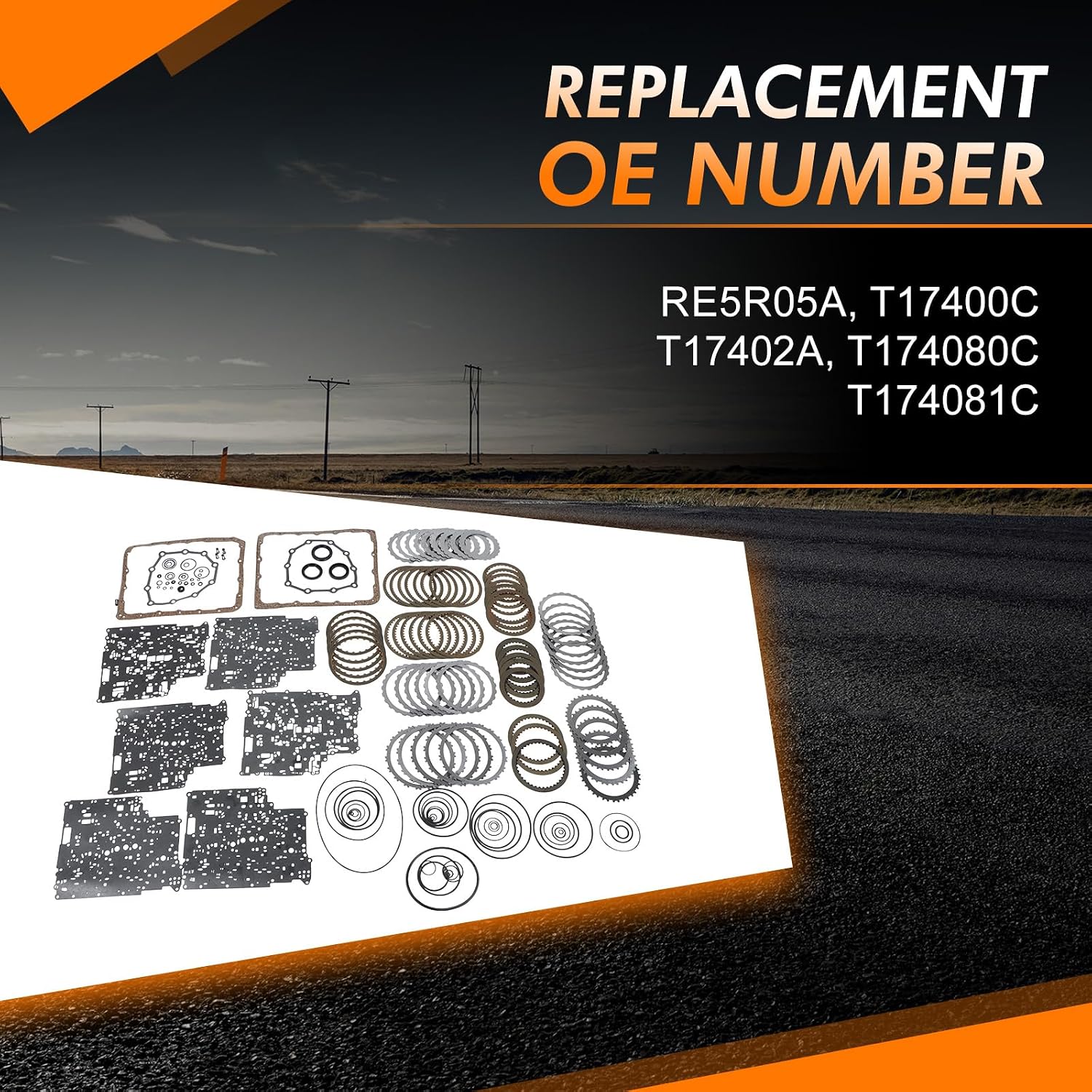 RE5R05A Transmission Master Rebuild Kit for Nissan Titan view 3