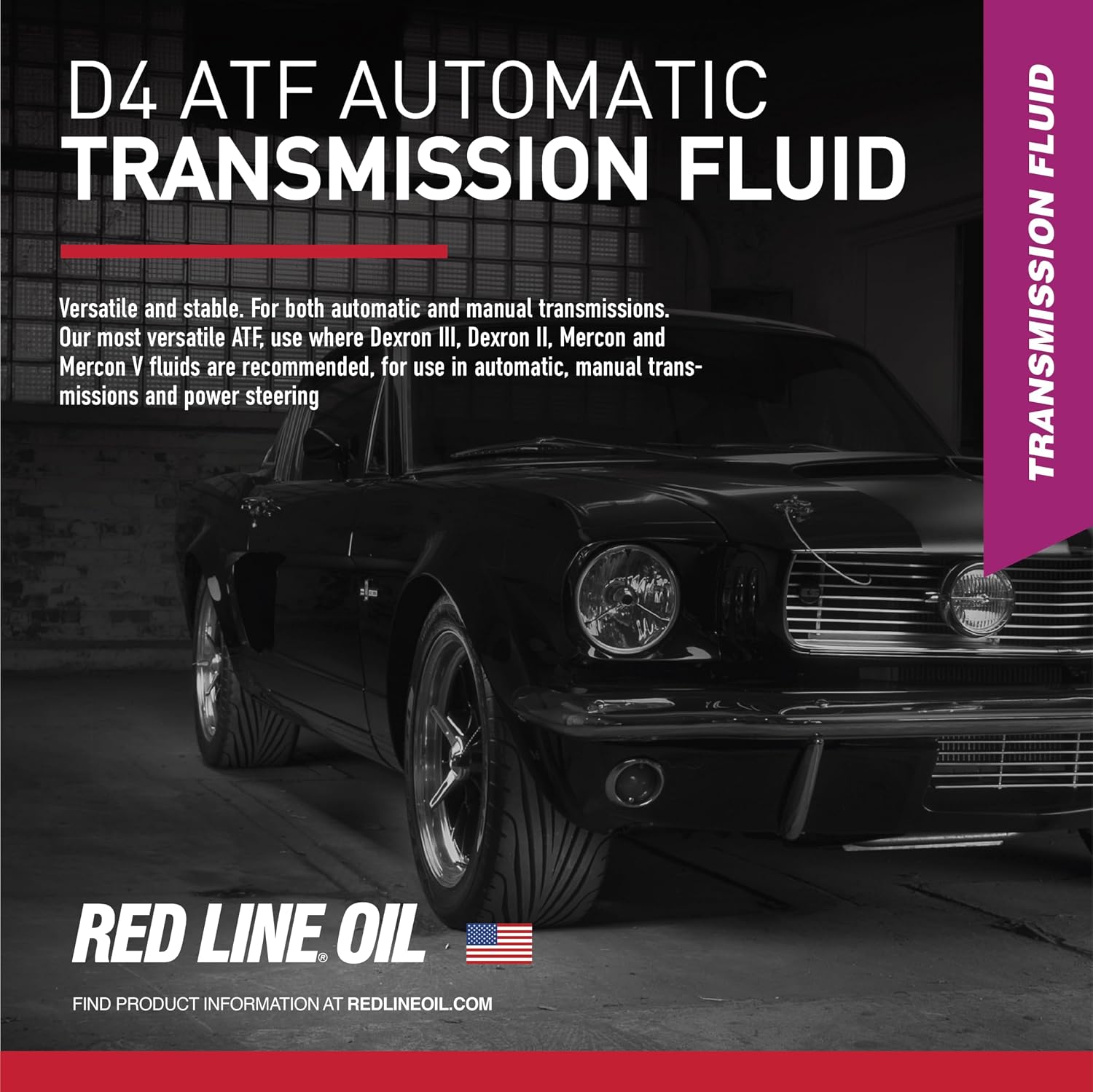 Red Line 30505 D4 Full Synthetic ATF - 1 Gallon view 2