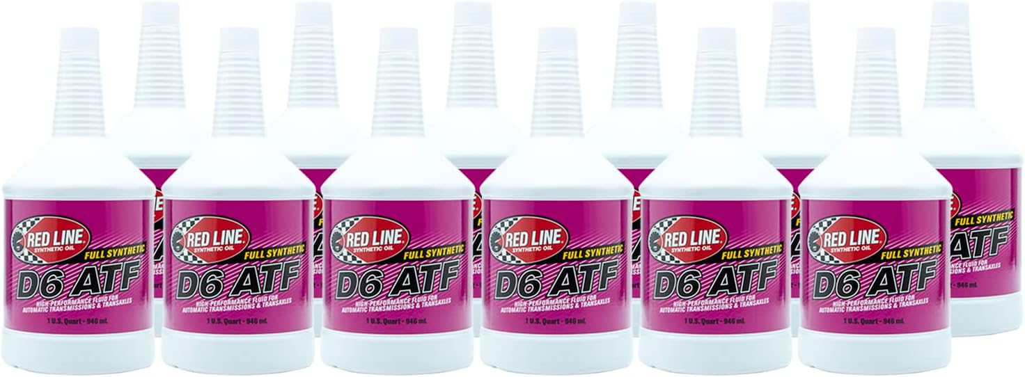 Red Line D6 Full Synthetic ATF Case of 12 Quarts