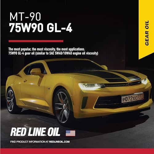 Red Line MT-90 75W-90 GL-4 Manual Transmission Fluid, 1 Quart view 3