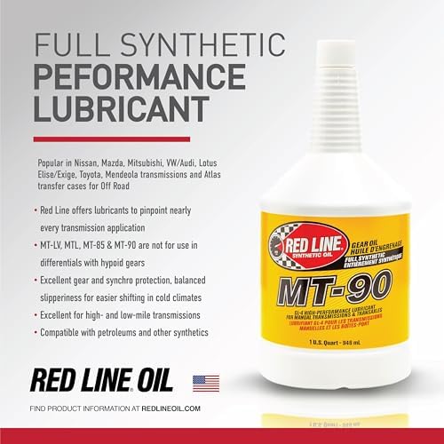 Red Line MT-90 75W-90 GL-4 Manual Transmission Fluid, 1 Gallon view 3