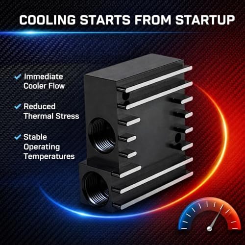 68RFE Thermal Bypass Valve Transmission Cooler Kit view 3