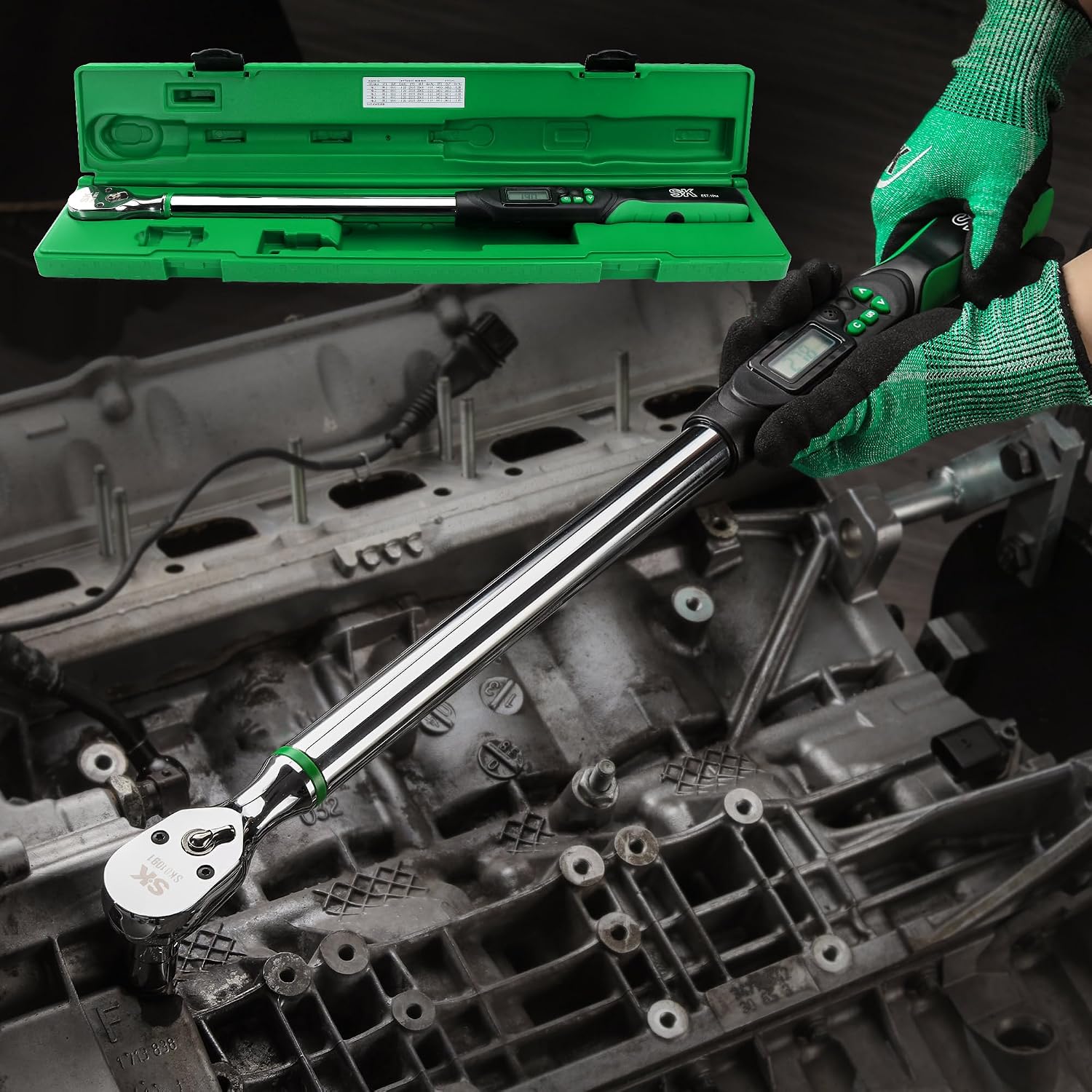 SK 1/2 Inch Drive Digital Torque Wrench 17-340 Nm view 2