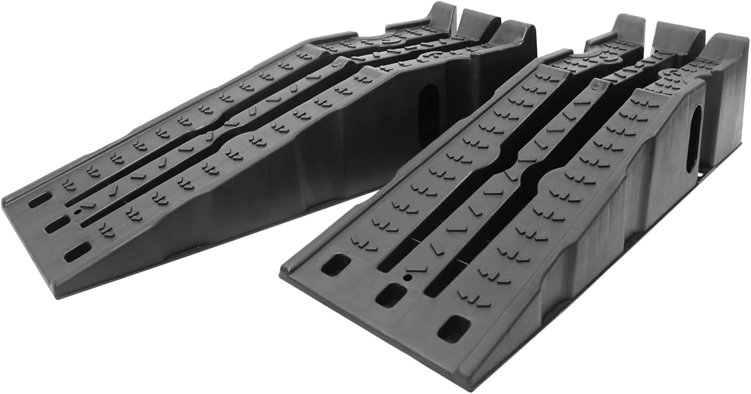 Stackable Car Service Ramps 6,500 lb Pair, 6.7 in Lift