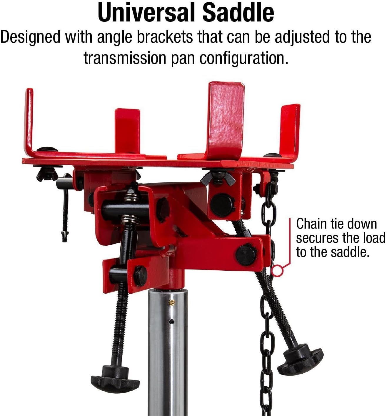 Telescopic Transmission Jack, 1,000 lb, 74 in Max Lift view 3