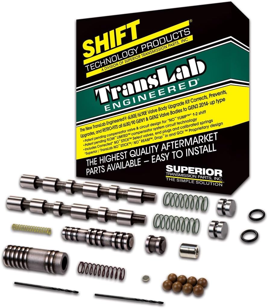 Superior STL-6L80E 6L80E/6L90E Valve Body Upgrade Kit