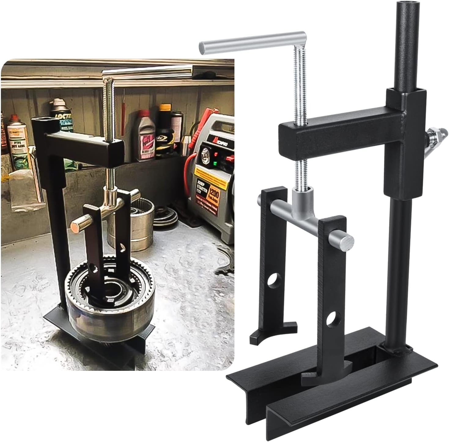 T-0158 Clutch Drum Spring Compressor - Bench Mount Transmission Tool