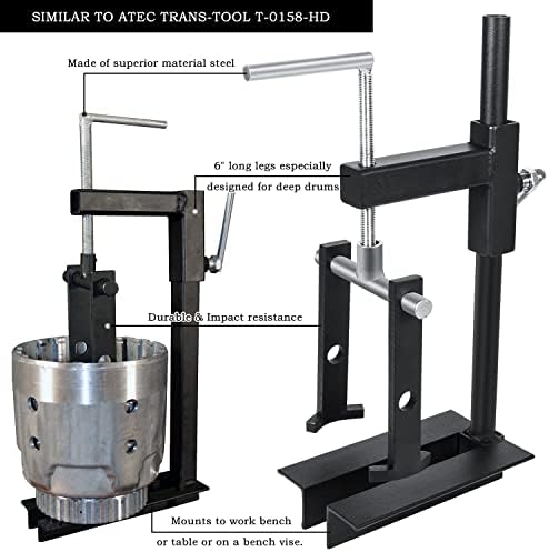 T-0158 Clutch Drum Spring Compressor - Bench Mount Transmission Tool view 3