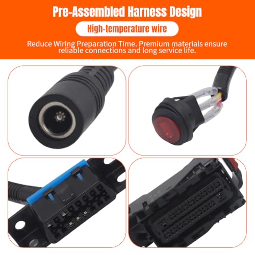 T87A TCM Bench Harness for GM 10L80 Transmission view 3