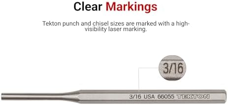 TEKTON Roll Pin Punch Set 8-Piece 1/16-1/4 in PNC93001 view 3