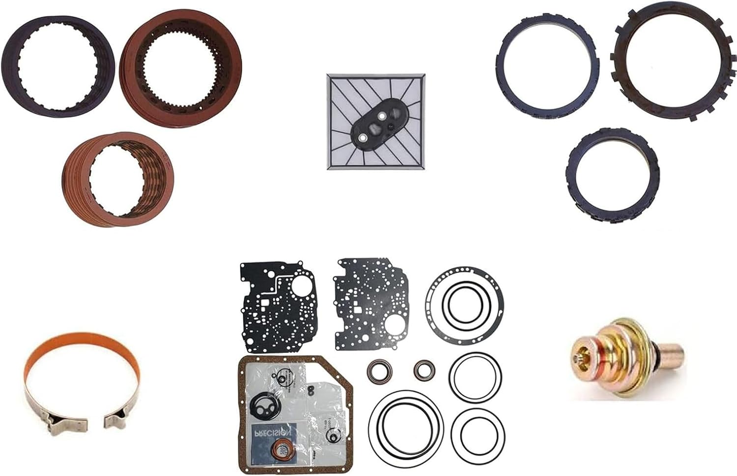 TH350 TH250C Master Rebuild Kit with Frictions & Steels