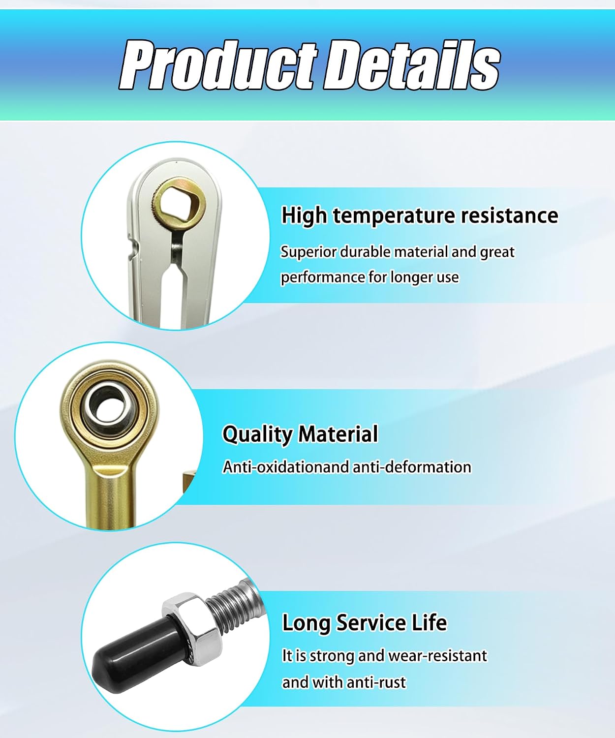 TH400 26-Inch Adjustable Column Shift Linkage Kit view 2