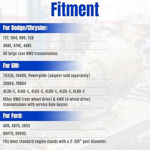 TH400 Transmission Holding Fixture Engine Stand Adapter view 3