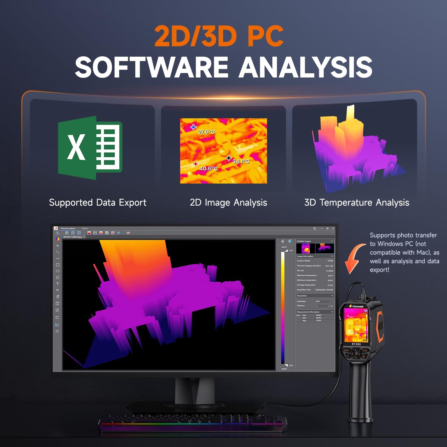 Thermal Imaging Camera for Transmission Cooler Diagnosis view 3