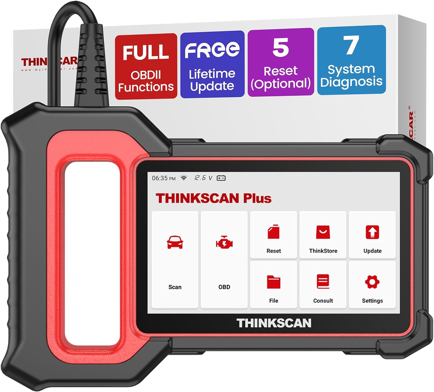 ThinkScan Plus S7 7-System OBD2 Diagnostic Scanner