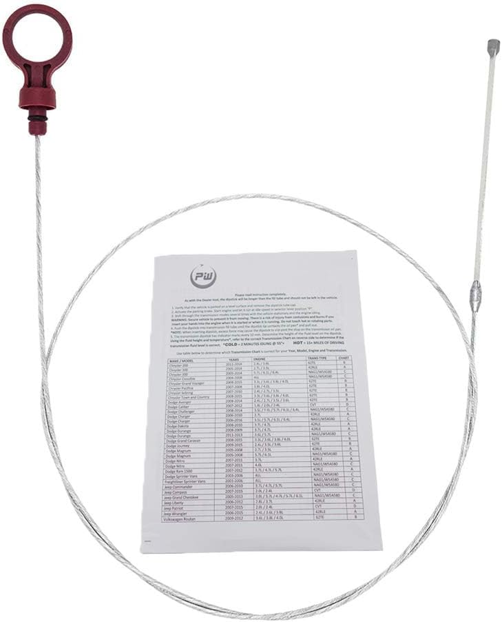 Transmission Fluid Level Dipstick for Chrysler, Dodge & Jeep (8863B / 9336 / 42RLE / NAG1 / 62TE)