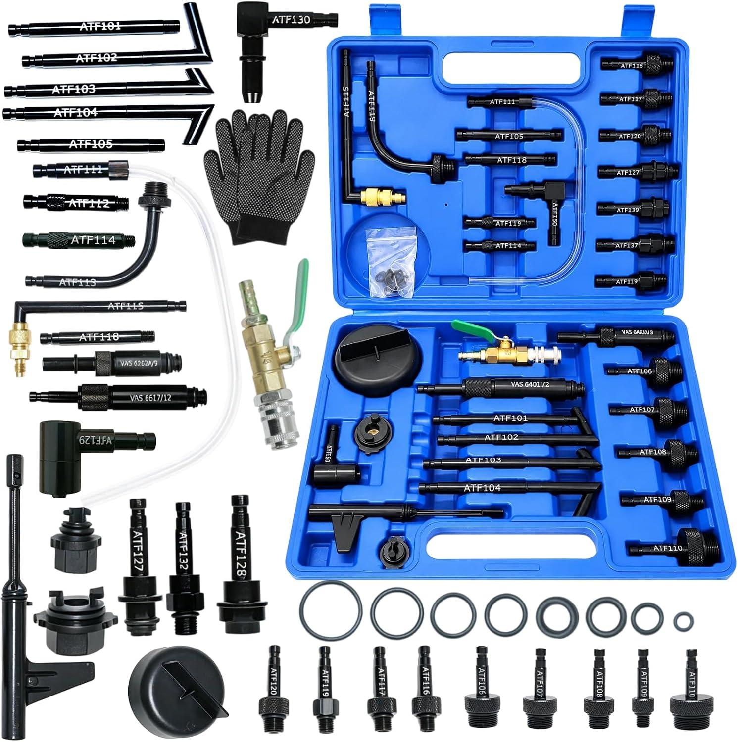 33-Piece ATF Fill Adapter Kit with Quick Connector