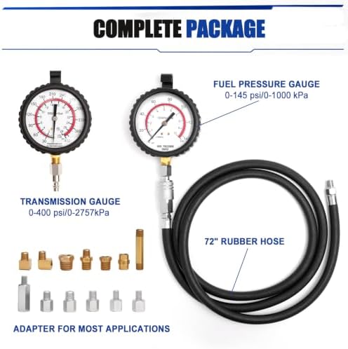 Transmission Line Pressure Test Kit 400 PSI On-Road view 2